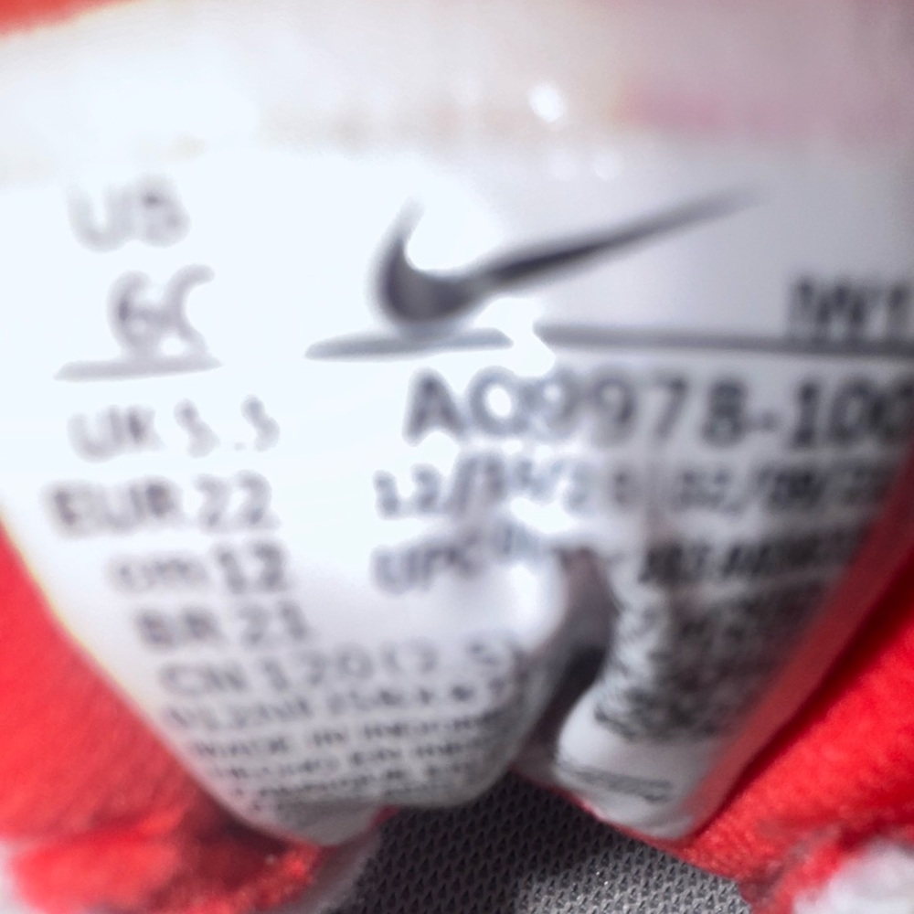 Nike Team Hustle D8 JUST DO IT tennis shoes baby boys size 6 - Picture 10 of 12